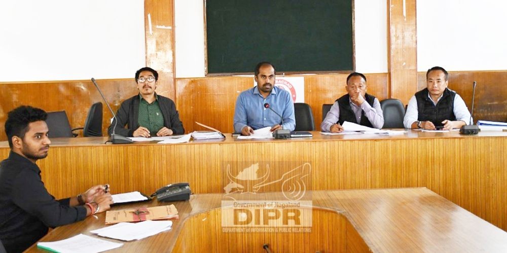 DLIMC Wokha held its review meeting for the Chief Minister’s Micro Finance Initiative at the DC’s Conference Hall, Wokha on March 6. (DIPR Photo)